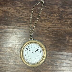 Gold Clock Necklace (costume)